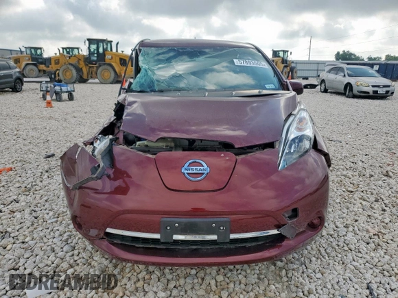 2016 Nissan LEAF S z VIN 1N4BZ0CP7GC312886, wystawiony jako Copart lot #57893505 z przebiegiem Nie podano mil oraz Szkoda całkowita • Salvage title. Historia ofert i sprzedaży dostępna na DreamBid. Obrazek 5.