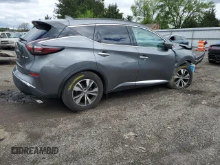 2021 Nissan Murano SV with VIN 5N1AZ2BS1MC139140, listed as a Copart auction lot 55604615 with 84,543 mi miles and Salvage title. Bid and sale history available at DreamBid. Image 3.