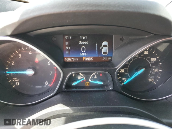 2017 Ford Escape SE with VIN 1FMCU9GD2HUE04934, listed as a Copart auction lot 50242645 with 166,276 mi miles and Clean Title. Bid and sale history available at carsss.com. Image 9.