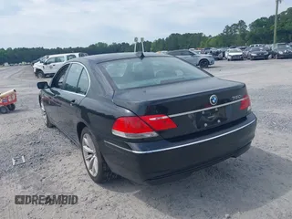 2007 BMW 7 Series 750i with VIN WBAHL83527DT10280, listed as a IAAI auction lot 42195930 with 80,971 mi miles and . Bid and sale history available at carsss.com. Image 3.