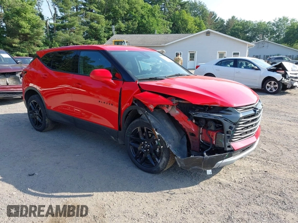 2022 Chevrolet Blazer LT with VIN 3GNKBHR48NS123334, listed as a IAAI auction lot 42666158 with 57,732 mi miles and . Bid and sale history available at DreamBid. Image 1.