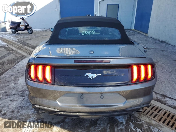 2022 Ford Mustang EcoBoost with VIN 1FATP8UH1N5103774, listed as a Copart auction lot 86244614 with 52,320 mi miles and Salvage Title. Bid and sale history available at carsss.com. Image 6.