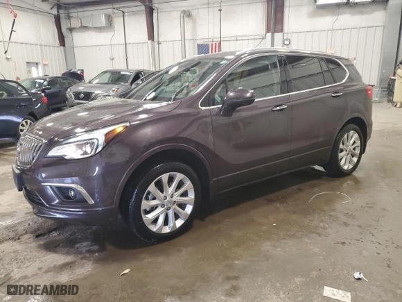 2017 Buick Envision Premium I with VIN LRBFXESX5HD122174, listed as a Copart auction lot 52138475 with 19,655 mi miles and Non Repairable. Bid and sale history available at carsss.com. Image 1.