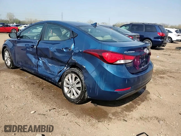 2014 Hyundai Elantra SE z VIN KMHDH4AE3EU095984, wystawiony jako Copart lot #54192135 z przebiegiem 117 551 mil mil oraz Szkoda całkowita • Salvage title. Historia ofert i sprzedaży dostępna na DreamBid. Obrazek 13.