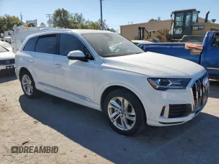 2023 Audi Q7 Premium z VIN WA1ACBF79PD013287, wystawiony jako Copart lot #72958484 z przebiegiem 25 873 mil mil oraz Szkoda całkowita • Salvage title. Historia ofert i sprzedaży dostępna na DreamBid. Obrazek 4.