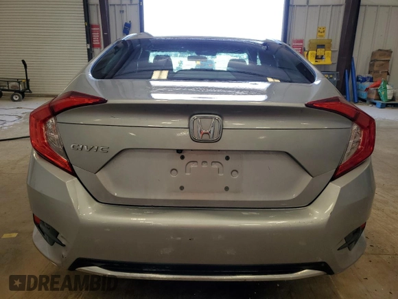 2019 Honda Civic LX with VIN 19XFC2F68KE011783, listed as a Copart auction lot 55649875 with 77,266 mi miles and Clean Title. Bid and sale history available at DreamBid. Image 6.