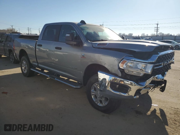 2024 Ram 2500 Big Horn with VIN 3C6UR5DL5RG324473, listed as a Copart auction lot 42043435 with 25,370 mi miles and Salvage Title. Bid and sale history available at carsss.com. Image 4.