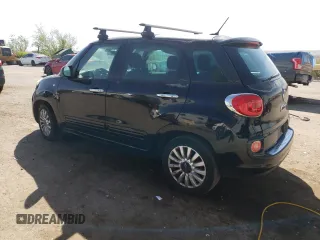 2014 FIAT 500L Easy with VIN ZFBCFABH7EZ020501, listed as a Copart auction lot 52253455 with 144,196 mi miles and Salvage Title. Bid and sale history available at carsss.com. Image 2.