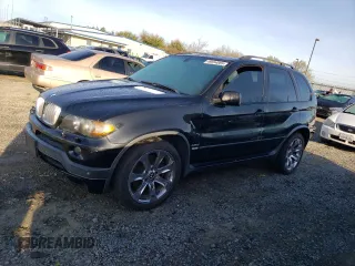2005 BMW X5 4.8is with VIN 5UXFA935X5LE83006, listed as a Copart auction lot 49554885 with 160,136 mi miles and Clean Title. Bid and sale history available at carsss.com. Image 1.
