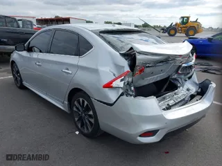 2017 Nissan Sentra SR Turbo with VIN 3N1CB7AP3HY233001, listed as a IAAI auction lot 42071590 with 130,592 mi miles. Bid and sale history available at carsss.com. Image 3.