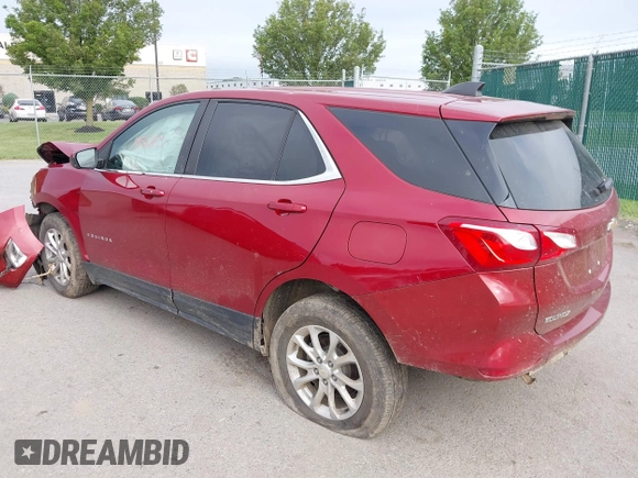 2021 Chevrolet Equinox LT with VIN 2GNAXUEVXM6111459, listed as a IAAI auction lot 42517157 with 65,579 mi miles and . Bid and sale history available at DreamBid. Image 3.