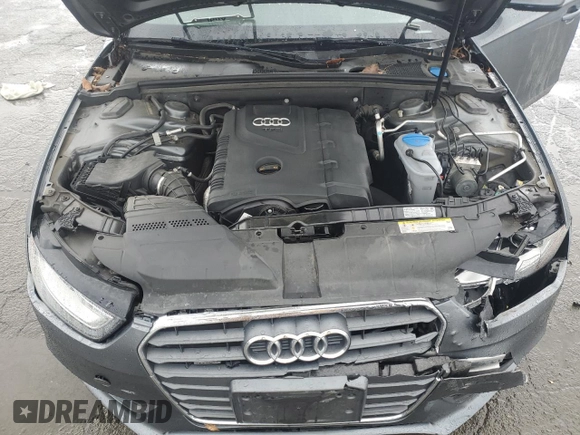 2013 Audi A4 Premium Plus with VIN WAUFFAFL9DN035464, listed as a Copart auction lot 49274865 with 78,274 mi miles and Salvage Title. Bid and sale history available at carsss.com. Image 12.