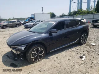2022 Kia EV6 Wind with VIN KNDC3DLC7N5044248, listed as a Copart auction lot 63352534 with 16,797 mi miles and Salvage Title. Bid and sale history available at carsss.com. Image 1.