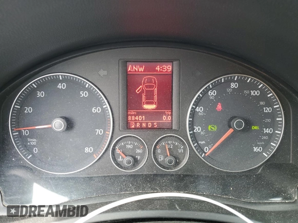 2007 Volkswagen Eos 2.0T with VIN WVWBA71F47V044596, listed as a Copart auction lot 48430555 with 88,401 mi miles and Salvage Title. Bid and sale history available at DreamBid. Image 9.