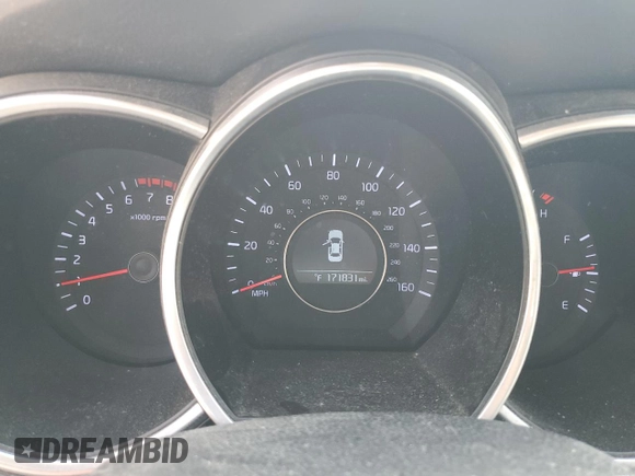 2015 Kia Optima EX with VIN 5XXGN4A78FG352642, listed as a Copart auction lot 62092135 with 171,831 mi miles and Salvage title. Bid and sale history available at DreamBid. Image 9.