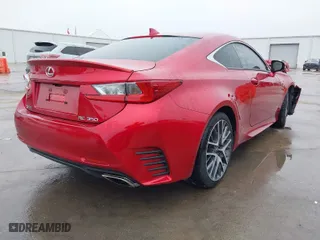 2016 Lexus RC 350 with VIN JTHHE5BCXG5013813, listed as a IAAI auction lot 41097722 with 52,996 mi miles. Bid and sale history available at carsss.com. Image 4.