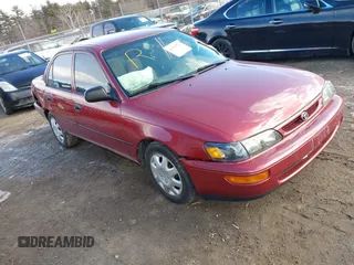 1997 Toyota Corolla with VIN 2T1BA02E9VC187458, listed as a IAAI auction lot 41441222 with 143,225 mi miles and . Bid and sale history available at DreamBid. Image 1.