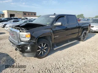 2015 GMC Sierra 1500 Denali with VIN 3GTU2WEJ0FG424508, listed as a Copart auction lot 63301594 with Not Provided miles and Salvage Title. Bid and sale history available at carsss.com. Image 1.