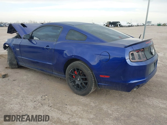 2013 Ford Mustang GT with VIN 1ZVBP8CF9D5236090, listed as a IAAI auction lot 41763178 with 106,027 mi miles and . Bid and sale history available at DreamBid. Image 3.