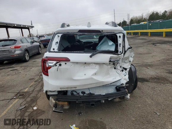 2023 GMC Acadia SLT with VIN 1GKKNULSXPZ148259, listed as a Copart auction lot 51538155 with 4,169 mi miles and Salvage Title. Bid and sale history available at DreamBid. Image 6.