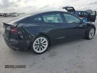 2021 Tesla Model 3 Long Range with VIN 5YJ3E1EB6MF980646, listed as a Copart auction lot 54137115 with 34,690 mi miles and Salvage Title. Bid and sale history available at carsss.com. Image 3.