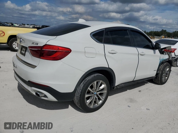 2015 BMW X6 xDrive35i with VIN 5UXKU2C51F0N76753, listed as a Copart auction lot 73558353 with 66,019 mi miles. Bid and sale history available at carsss.com. Image 3.