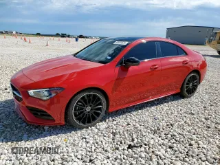 2020 Mercedes-Benz CLA 250 with VIN WDD5J4HB6LN024607, listed as a Copart auction lot 60020525 with 64,557 mi miles and Salvage title. Bid and sale history available at DreamBid. Image 1.