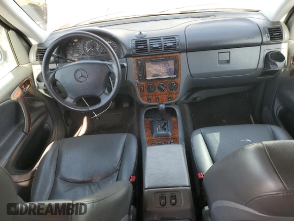 1998 Mercedes-Benz M-Class with VIN 4JGAB54E7WA041547, listed as a Copart auction lot 42334655 with 183,814 mi miles and Salvage Title. Bid and sale history available at carsss.com. Image 8.