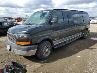 2003 GMC Savana z VIN 1GDGG29U031206019, wystawiony jako Copart lot #48920054 z przebiegiem Nie podano mil oraz Szkoda całkowita • Salvage title. Historia ofert i sprzedaży dostępna na DreamBid. Obrazek 1.