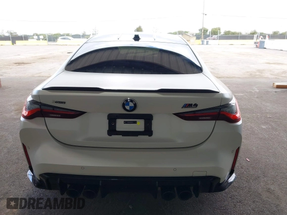 2024 BMW M4 Competition xDrive with VIN WBS43AZ0XRCS01913, listed as a IAAI auction lot 41905104 with 20,912 mi miles and . Bid and sale history available at DreamBid. Image 16.