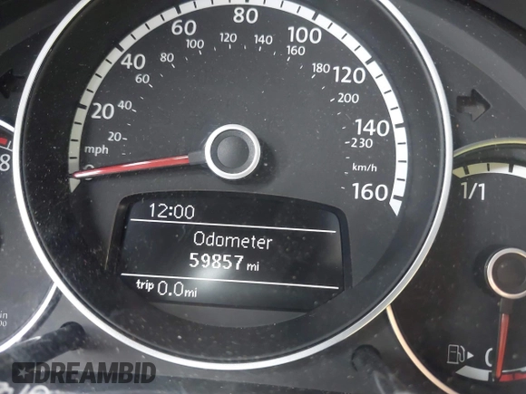 2015 Volkswagen Beetle 1.8T w/Tech with VIN 3VW517AT4FM812294, listed as a IAAI auction lot 41753967 with 59,857 mi miles and . Bid and sale history available at DreamBid. Image 7.