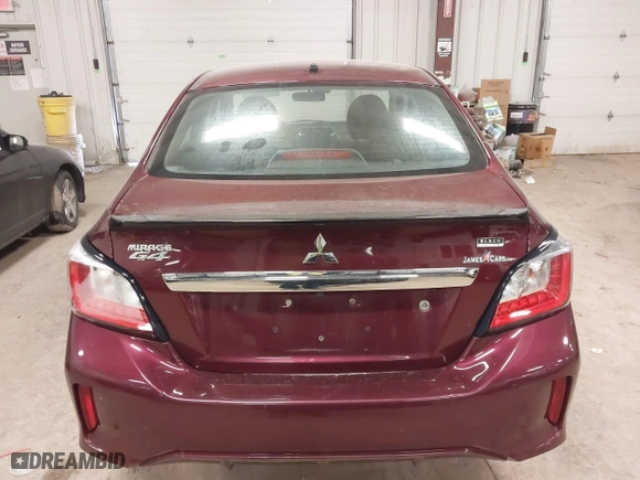 2022 Mitsubishi Mirage G4 ES with VIN ML32FUFJ3NHF04927, listed as a IAAI auction lot 41675838 with 28,730 mi miles. Bid and sale history available at carsss.com. Image 16.