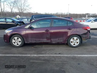 2017 Kia Forte LX with VIN 3KPFL4A79HE153371, listed as a IAAI auction lot 41620185 with 79,329 mi miles and . Bid and sale history available at carsss.com. Image 14.