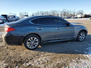 2011 Infiniti M37 with VIN JN1BY1AR6BM373546, listed as a Copart auction lot 87723595 with 284,173 mi miles and Salvage Title. Bid and sale history available at carsss.com. Image 3.