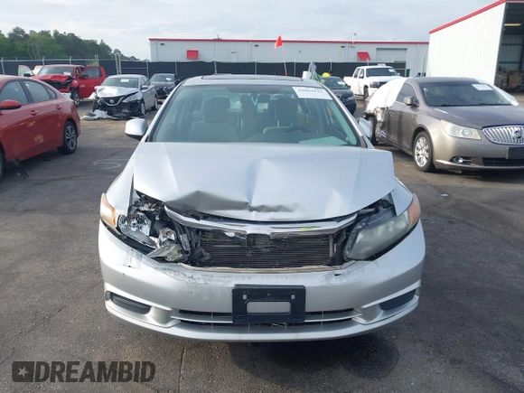 2012 Honda Civic EX with VIN 19XFB2F81CE098044, listed as a IAAI auction lot 42064121 with 147,628 mi miles and . Bid and sale history available at DreamBid. Image 12.