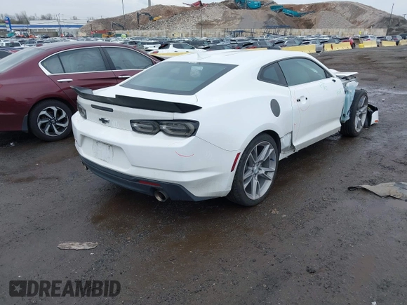 2022 Chevrolet Camaro 1LT with VIN 1G1FB1RX3N0105934, listed as a IAAI auction lot 42000503 with 47,866 mi miles. Bid and sale history available at carsss.com. Image 4.