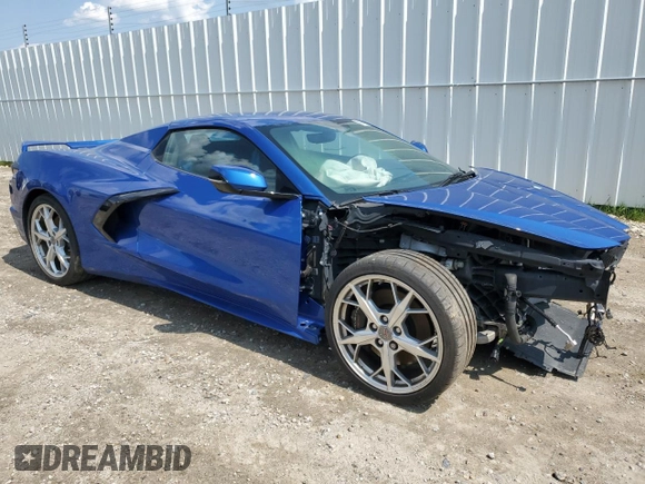 2020 Chevrolet Corvette 3LT with VIN 1G1Y83D41L5109190, listed as a Copart auction lot 60976365 with 28,119 mi miles and Salvage title. Bid and sale history available at DreamBid. Image 4.