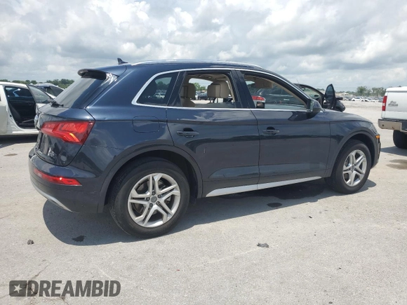 2019 Audi Q5 Premium with VIN WA1ANAFY2K2080444, listed as a Copart auction lot 61273195 with 52,942 mi miles and Salvage title. Bid and sale history available at DreamBid. Image 3.