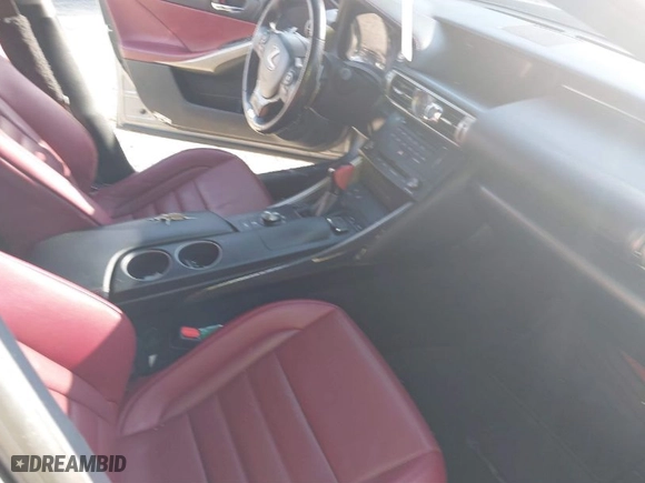 2016 Lexus IS 300 with VIN JTHCM1D23G5013162, listed as a IAAI auction lot 41111603 with 128,103 mi miles. Bid and sale history available at carsss.com. Image 5.