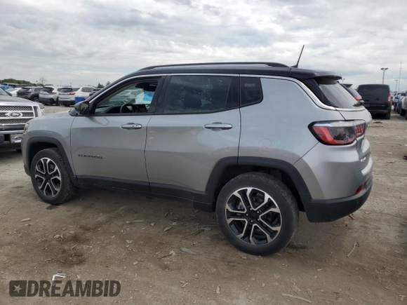 2022 Jeep Compass High Altitude z VIN 3C4NJDCBXNT107378, wystawiony jako Copart lot #56482955 z przebiegiem 23 811 mil mil oraz Szkoda całkowita • Salvage title. Historia ofert i sprzedaży dostępna na DreamBid. Obrazek 2.