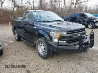 2019 Ford F-150 XL with VIN 1FTMF1EB6KKE16402, listed as a IAAI auction lot 41619438 with 67,087 mi miles and . Bid and sale history available at DreamBid. Image 1.