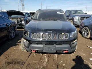 2018 Jeep Compass Trailhawk with VIN 3C4NJDDB5JT139499, listed as a Copart auction lot 48491975 with 115,466 mi miles and Salvage Title. Bid and sale history available at carsss.com. Image 5.