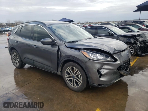 2021 Ford Escape SEL Hybrid with VIN 1FMCU0CZ3MUB25774, listed as a Copart auction lot 37452224 with 98,182 mi miles and . Bid and sale history available at DreamBid. Image 4.