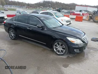 2011 Hyundai Genesis with VIN KMHGC4DF3BU115100, listed as a IAAI auction lot 41797385 with 225,413 mi miles. Bid and sale history available at carsss.com. Image 1.