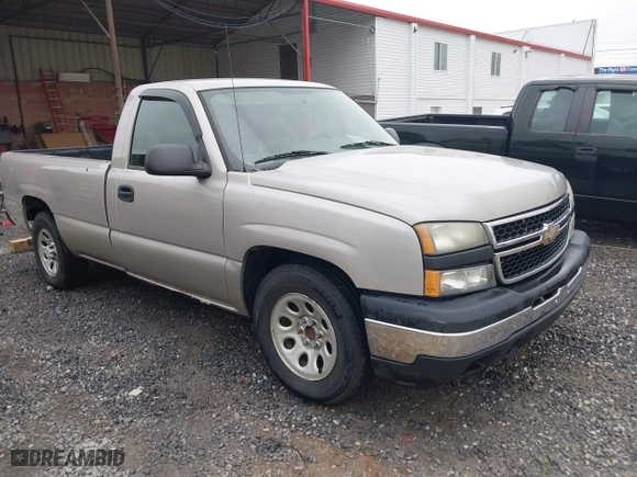 2006 Chevrolet Silverado 1500 Work Truck with VIN 1GCEC14X56Z105275, listed as a IAAI auction lot 41413890 with NaN miles. Bid and sale history available at carsss.com. Image 1.