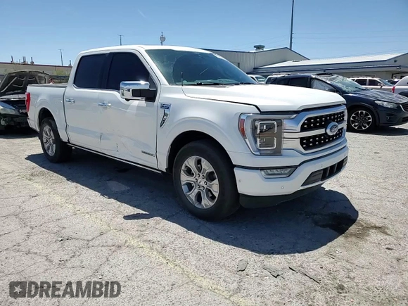 2021 Ford F-150 XL with VIN 1FTFW1CD7MFA89727, listed as a Copart auction lot 58373395 with 43,757 mi miles and Salvage title. Bid and sale history available at DreamBid. Image 13.