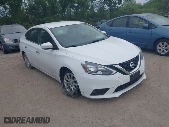 2019 Nissan Sentra SV with VIN 3N1AB7AP9KY229727, listed as a IAAI auction lot 42250561 with 133,652 mi miles and . Bid and sale history available at DreamBid. Image 1.