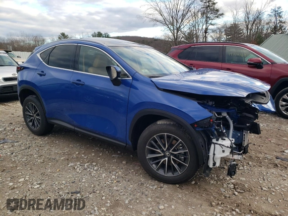2025 Lexus NX with VIN 2T2HKCEZ9SC038658, listed as a Copart auction lot 79882084 with 1,323 mi miles and Salvage Title. Bid and sale history available at carsss.com. Image 4.