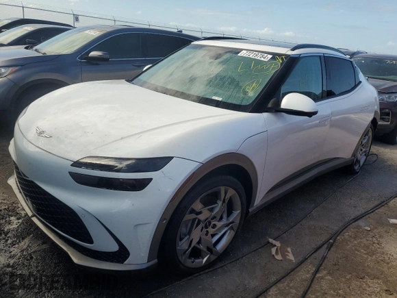 2023 Genesis GV60 Performance z VIN KMUKEDTB4PU017382, wystawiony jako Copart lot #77219784 z przebiegiem Nie podano mil oraz Nie do naprawy • Non repairable. Historia ofert i sprzedaży dostępna na DreamBid. Obrazek 1.