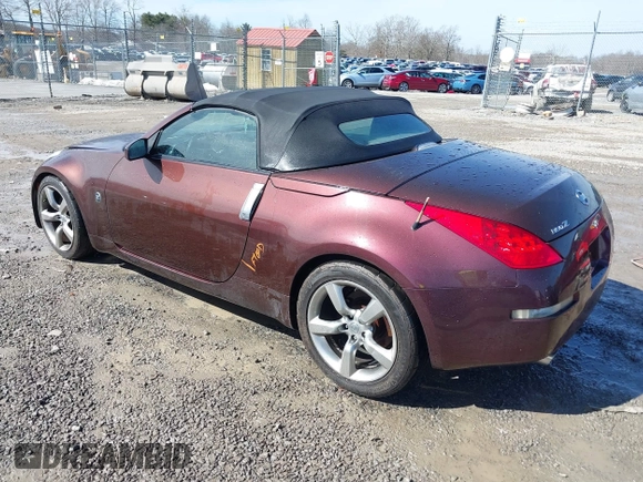 2006 Nissan 350Z Touring with VIN JN1AZ36A96M455980, listed as a IAAI auction lot 41620876 with 140,262 mi miles. Bid and sale history available at carsss.com. Image 3.